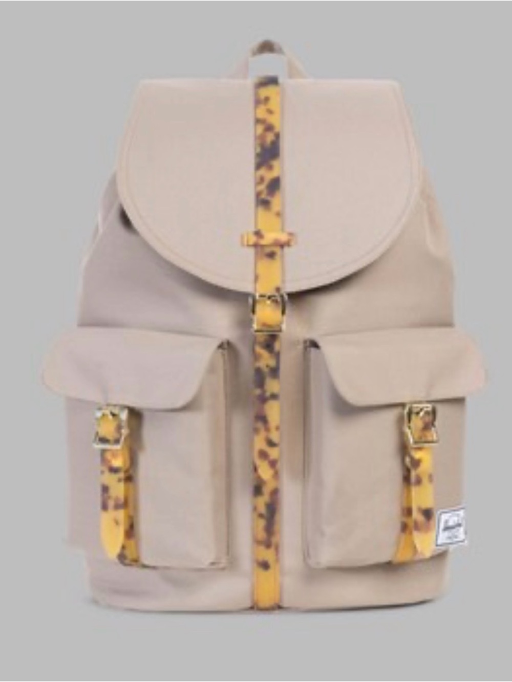 EUC HERSCHEL DAWSON BACKPACK BRINDLE-TORTOISE SHELL RUBBER